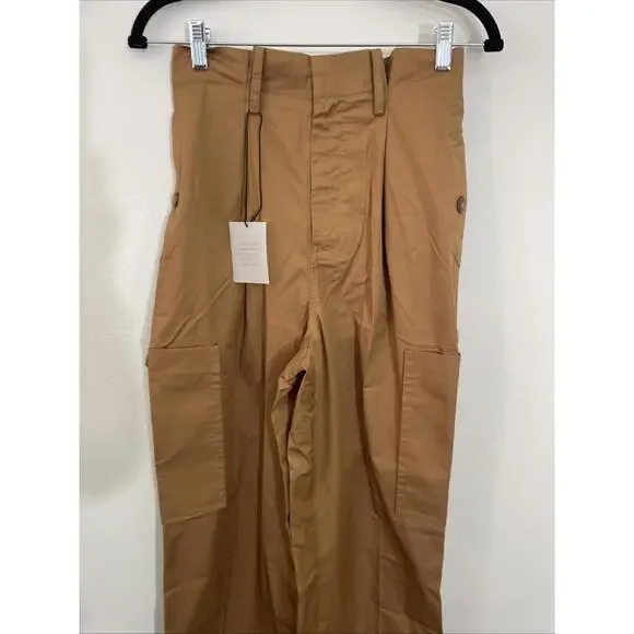 Rrevolve HELSA Paperbag Pant in Caramel size XS NWT $258 msrp